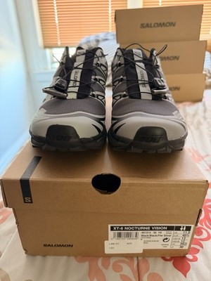 Salomon XT-6 Nocturne Vision Men s Running Sneaker Black/Silver UK 11.5