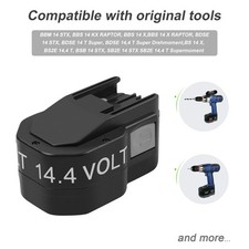 14,4V 5,0Ah Ni-MH Akku für AEG BBS14X BS14X BSB14STX 0511-21 0512-21 48-11-1024