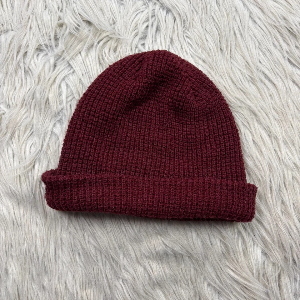 Gorro tejido borgoña Poler OS para hombre Foto 3 de 3