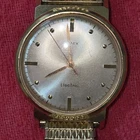 Vintage Timex Electric Mens Watch 34mm Gold Tone