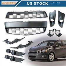 For Chevy Chevrolet Sonic 2012-2016 Front Grillefoglights Bezelbracket 10pcs For Chevy Chevrolet Sonic 2012-2016 Front Grillefoglights Bezelbracket 10pcs