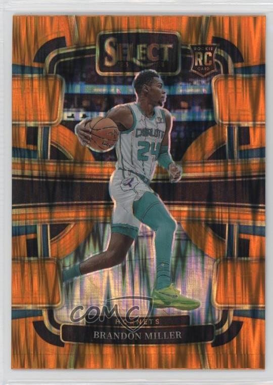 2023-24 Panini Select Concourse Orange Flash Prizm Brandon Miller #80 1jx9