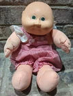 Vintage 1982 Bald Baby Cabbage Patch Kids Original COLECO Green Eyes Preemie