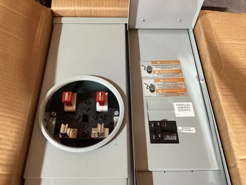 Eaton 100a Meter Breaker Combo Panel 12 Space 1ph Solar Ready 120/240 VAC