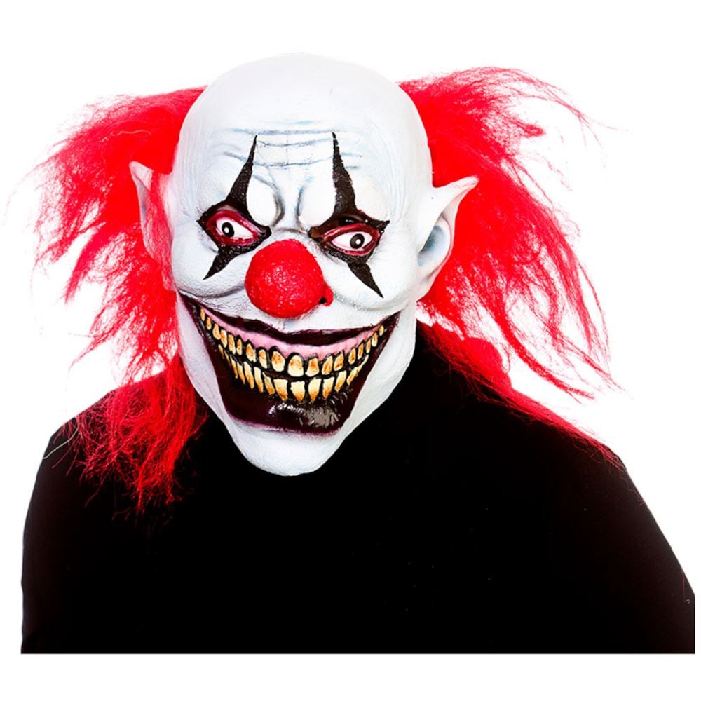 Wicked Costumes Full Head Big Mouth Killer Clown Latex Mask