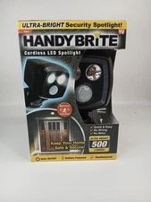 Ontel Handy Brite Ultra-Bright Cordless LED Security Spotlight New