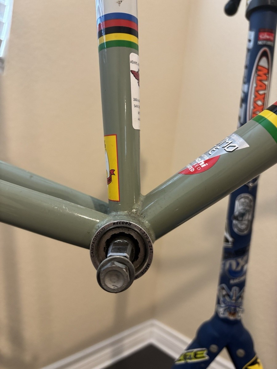 Bianchi Pista Vintage Racing Bike Frame & Fork Steel 49CM 700C