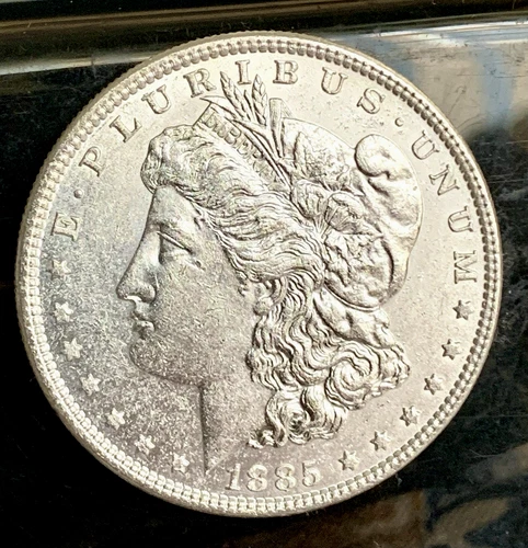 1885 - MORGAN DOLLAR - ALMOST UNCIRCULATED - FAST SHIPPING - FAST COIN DELIVERY!