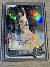 2021-22 Bowman University Basketball Zach Clemence Chrome Prospect Auto BCPA-ZC