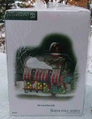 2008 Department 56 North Pole Series #805543 THE LUNCH BOX CAFE Unused SEALED