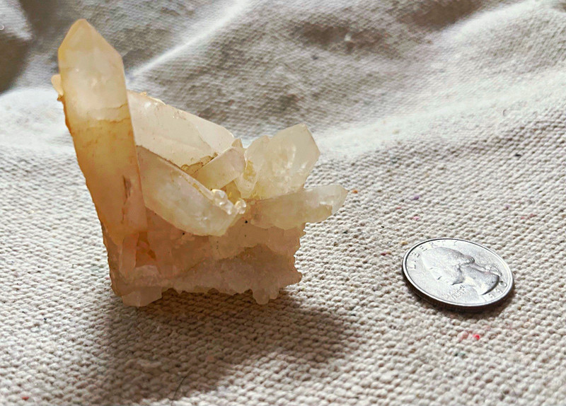 Natural Clear/White Quartz Crystal Cluster Specimen - Natural Cluster Shape