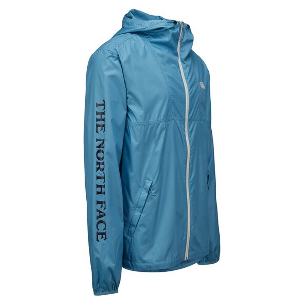 The North Face Mens - Sleeve Graphic Cyclone Hoodie - Niagara Blue