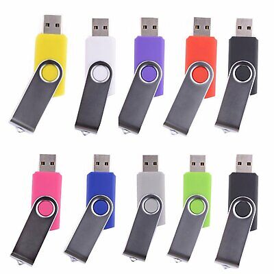 USB Flash Drive Memory Stick Pen Drive 1MB-16GB Pack of 10 Multicolor USA