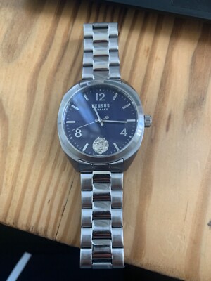Versus Versace Mens Lexington Stainless Steel 44mm Bracelet Fashion Watch