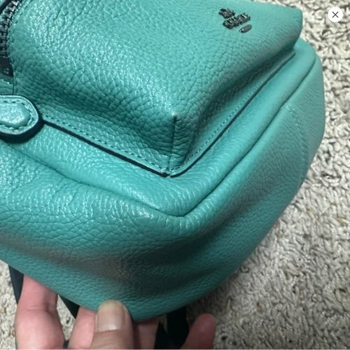 Coach Teal Mini Backpack and Wrislet with Sundae Motif - Picture 7 of 16