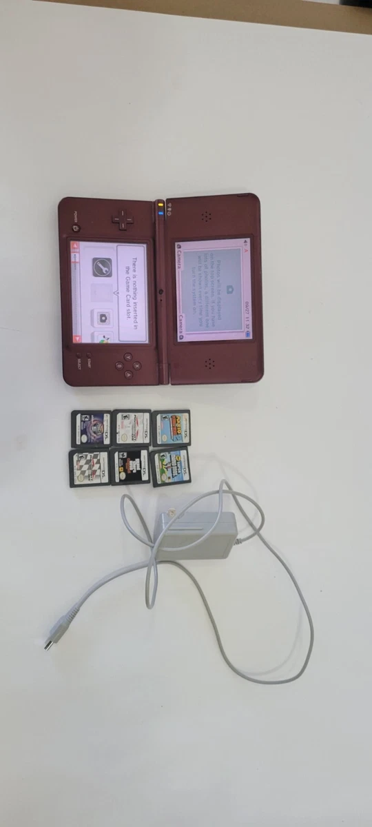 Nintendo DSi XL Burgandy Handheld System For Sale