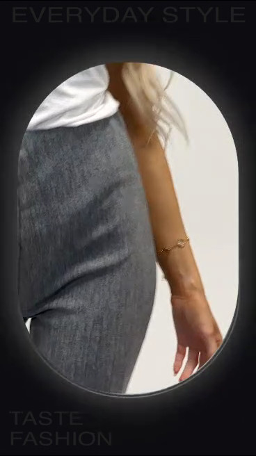 ALTRA PANTALONI DONNA BOOTLEG STIVALI TAGLIO ELASTICIZZATO VITA A COSTINE