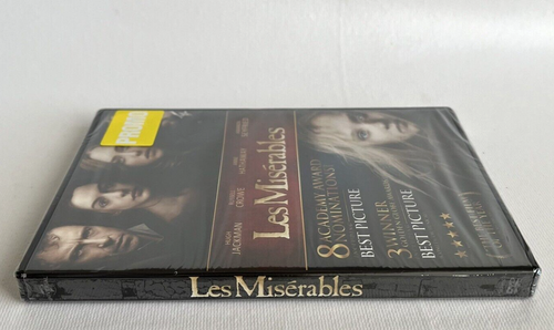 Les Misérables 2012 Film Musical Hugh Jackman Anne Hathaway DVD New Sealed - Picture 2 of 7