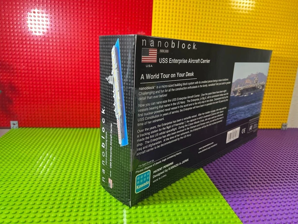 Nanoblock USS Enterpirse Aircraft Carrier NBA_005, New in Sealed Box - Image 4 of 4