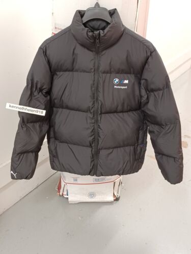 PUMA BMW MOTORSPORT ESSENTIALS GEPOLSTERTE JACKE SCHWARZ HERREN GRÖSSE LARGE