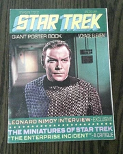 STAR TREK GIANT POSTER BOOK #11 LEONARD NIMOY THE ENTERPRISE INCIDENT MINIATURES