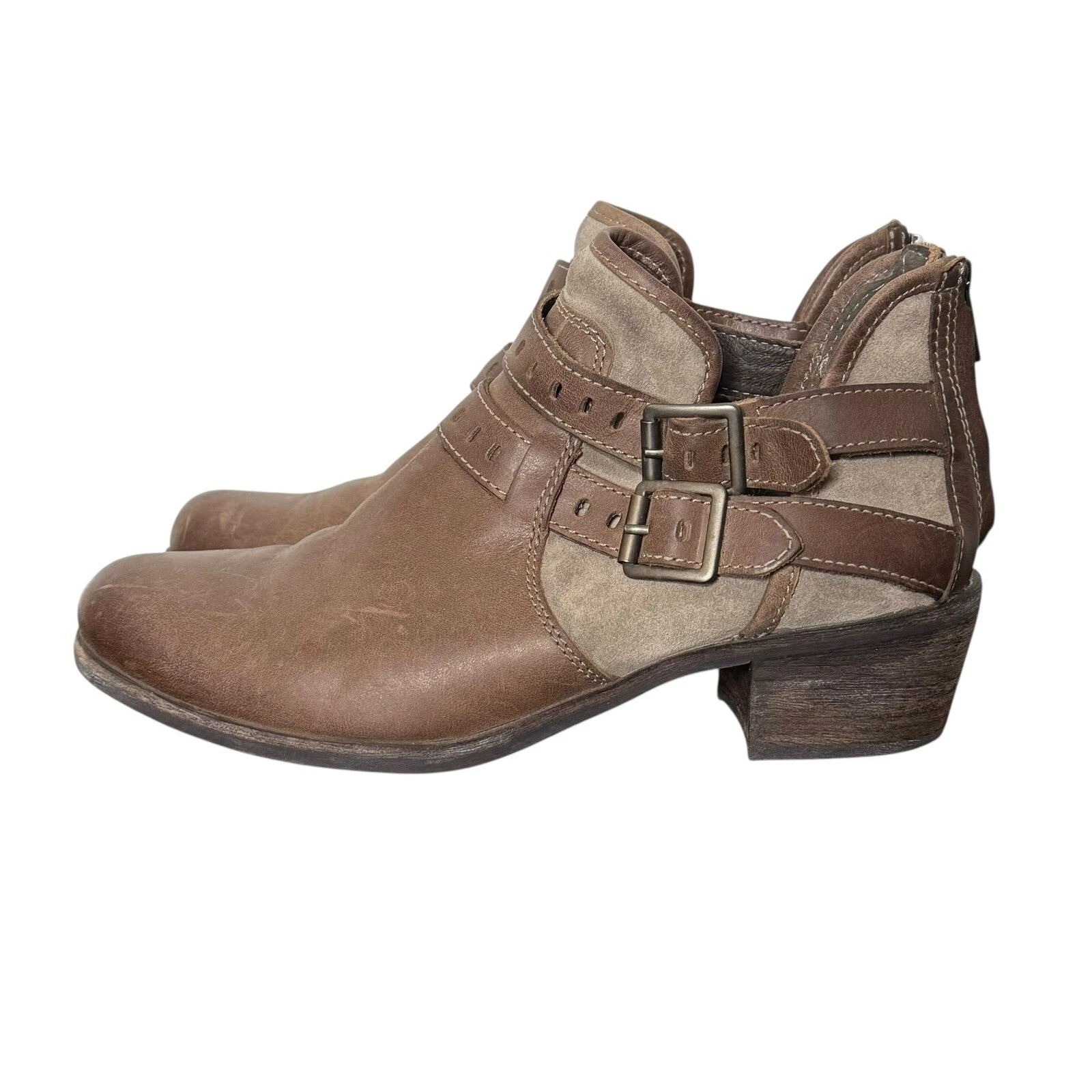 Stivaletti UGG Patsy in pelle marrone effetto invecchiato donna stivaletti foderati in pelle di pecora 9 5