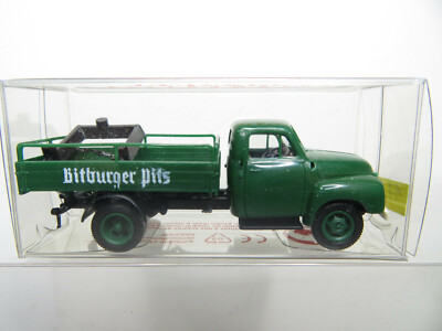 5032A - Brekina HO - Opel Blitz Pritsche Bitburger Pils grün - top in OVP