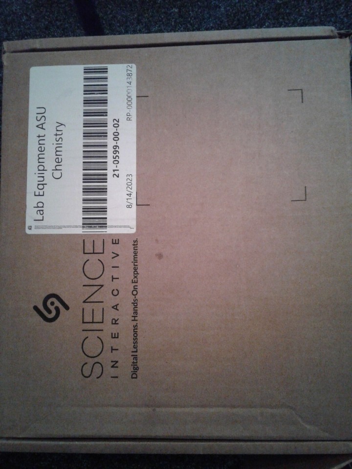 Arizona State University Chemistry 113116 Lab Kit left over lab items