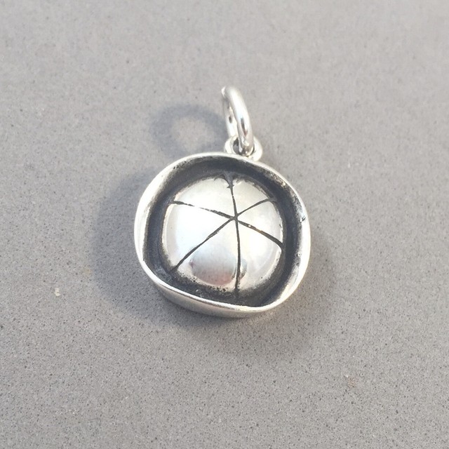 .925 Sterling Silver 3D SAILOR CAP CHARM Pendant Hat Navy Seaman NEW