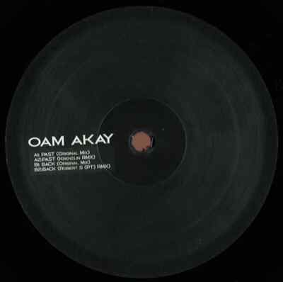 Oam Akay Past Vinyl Single 12inch Black Brook Limited