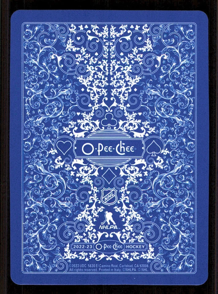 2022-23 O-Pee-Chee Playing Cards #10DIAMONDS Lucas Raymond - Image 2 of 2