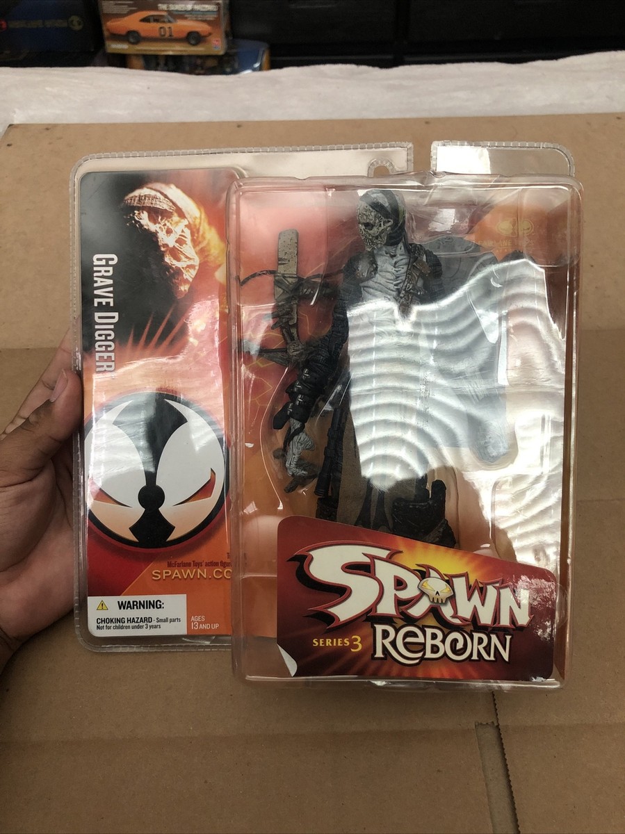 Figurine McFarlane Spawn Reborn – Grave Digger – Série 3, 2005 – Blister Neuf