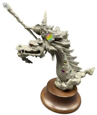 Ray Lamb Pewter Wizard With Staff Dragon Rider Figure Magic Riders