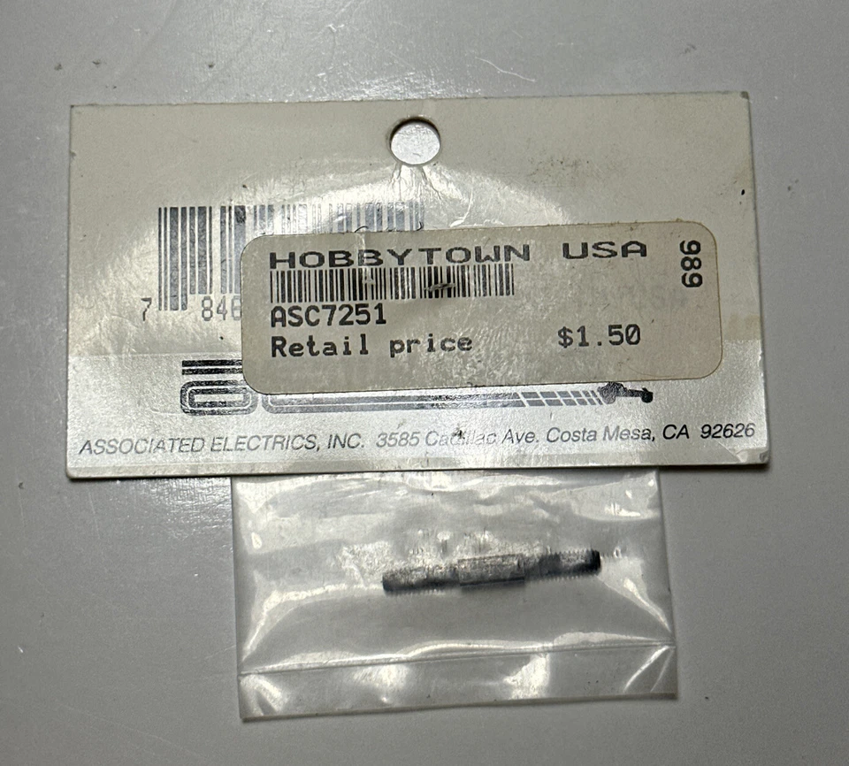 Team Associated #7251 Turnbuckle 1.0" RC Part NEW - Image 4 of 4