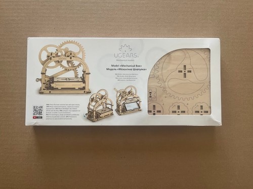 UGEARS- -Mechanical Box- -Wooden Mechanical Models SEALED RARE NEW 2nd