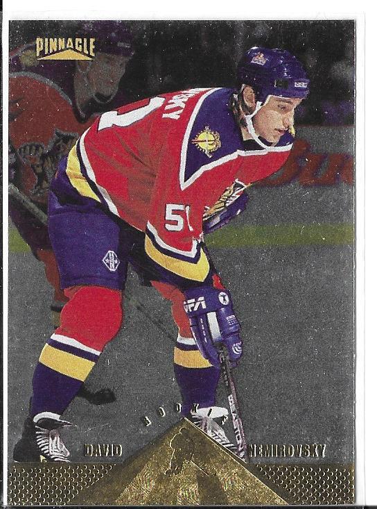 1996-97 Pinnacle DAVID NEMIROVSKY Foil parallel card #236