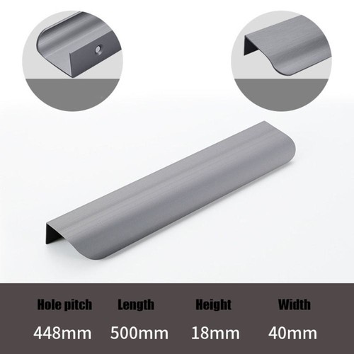 Invisible Door Handle Wardrobe Cupboard Drawer Knobs Hidden Handle Cabinet Pulls - Picture 36 of 36