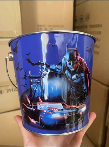 2022 Movie Exclusive Theater The Batman Popcorn Bucket Cup Toy Decor Keepsake - Picture 4 of 7