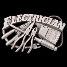 Electrician Electrical Worker Tools Belt Buckle