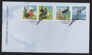 Australia Christmas Island First Day Cover FDC 2010 Frigatebird