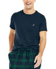 Nautica Men's Pajama Shirt Navy, Small 