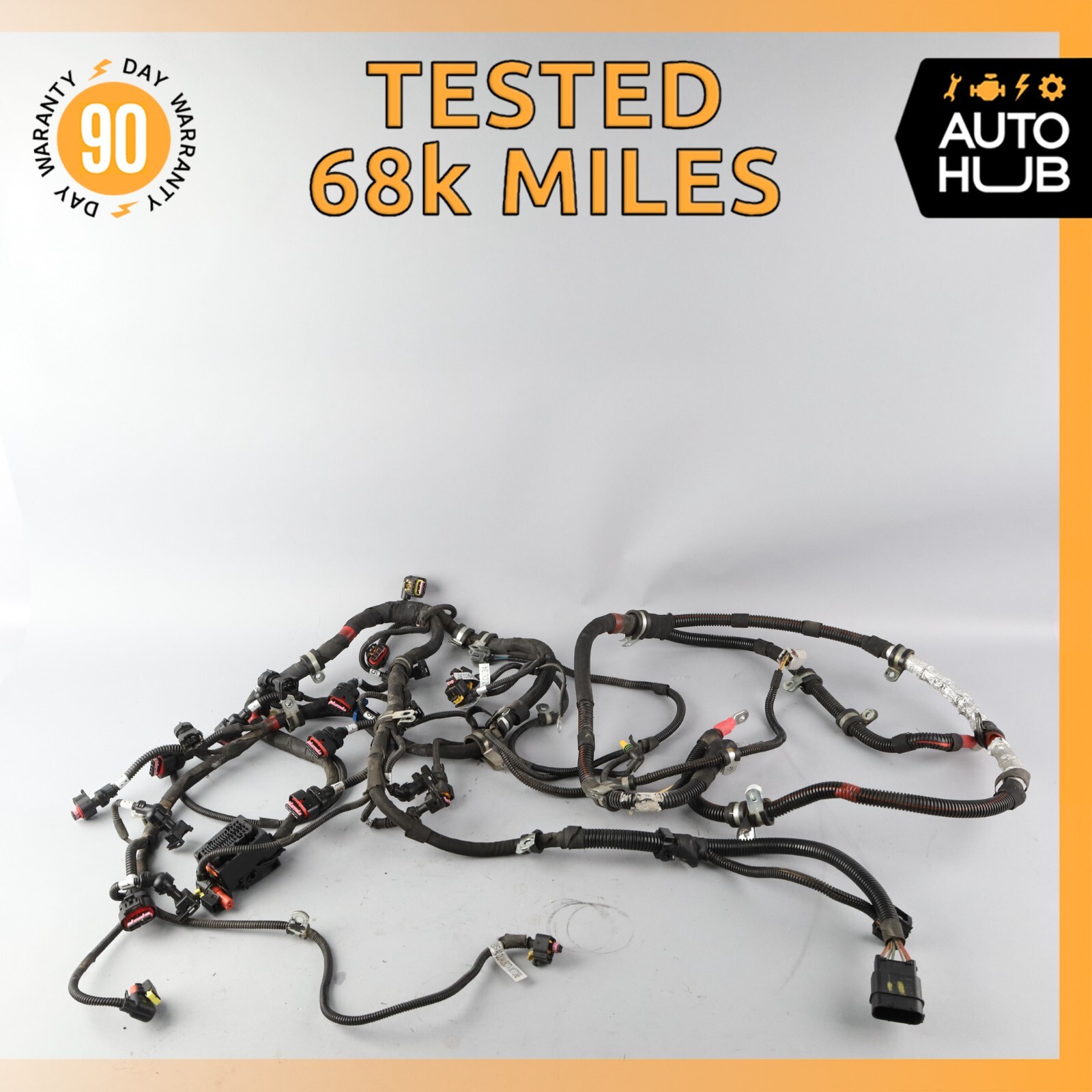 09-19 Maserati Quattroporte 4.7L Fuel Injector Injection Wiring Harness OEM 68k
