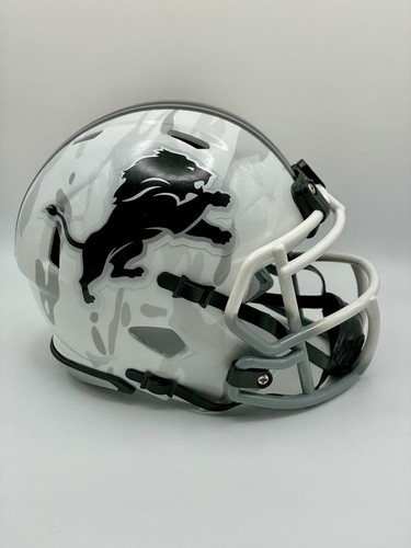 Detroit Lions CUSTOM Arctic White Camo 