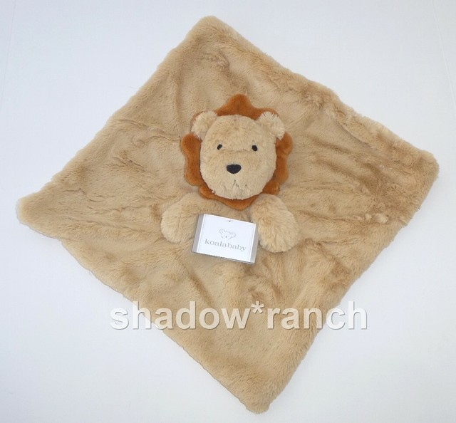 Koala Baby Soft Plush Tan Lion Security Blanket With ...