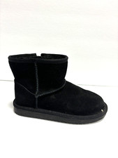 Koolaburra Kids Koola Mini Black Winter Boots, Girls Size 1 M