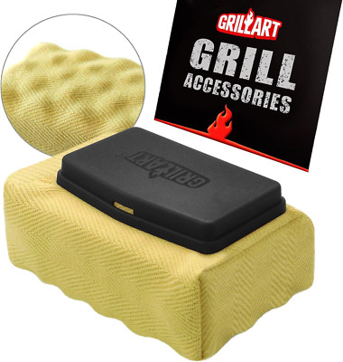 Grill Brush Bristle Free, Replaceable BBQ Cleaning Head (No Handle), Safe Replac