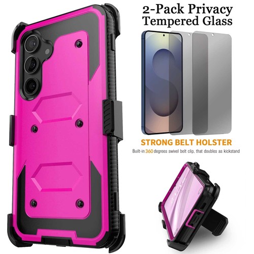 For Samsung Galaxy S25/S25+/Ultra Belt Clip Case Cover Privacy Screen Protector - Picture 36 of 75