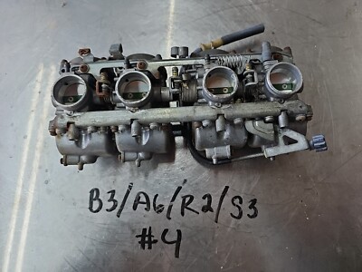 1986 86 KAWASAKI ZX 600 ZX6 CARBURETOR CARB ASSEMBLY V153 | eBay