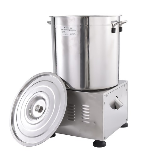 5.3Gal Salad Dryer Vegetable Fruit Washer Spinner 304 Stainless Steel Tank