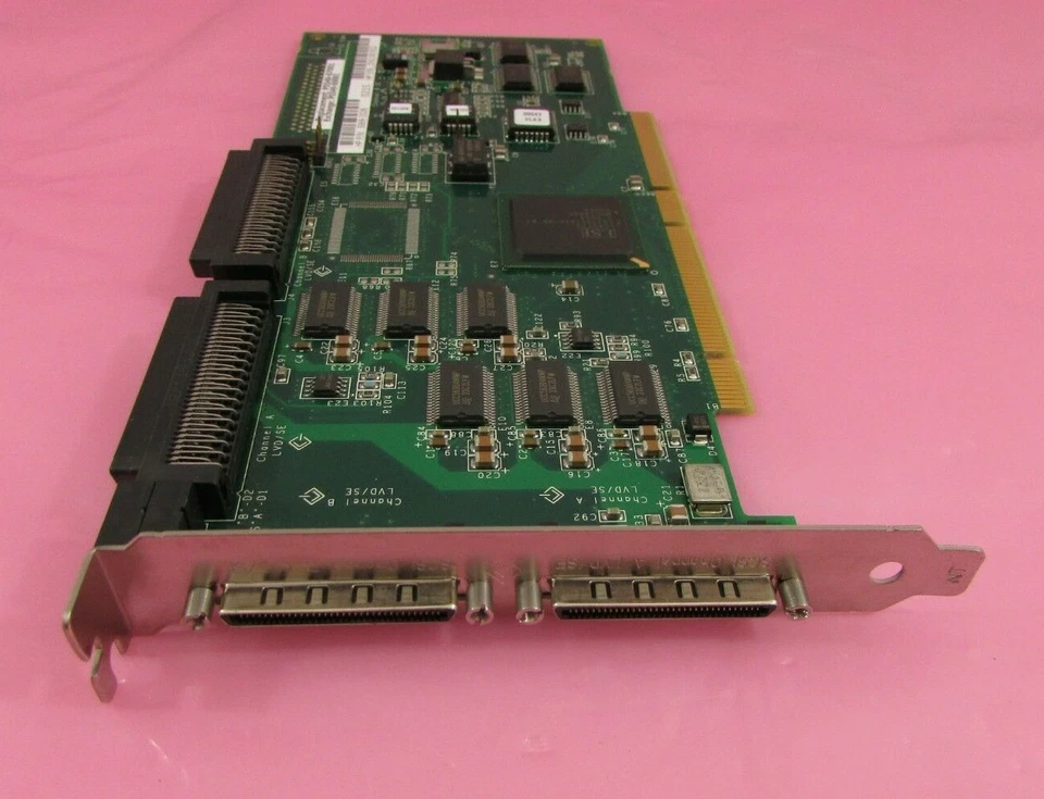 HP 5069-3328 Ultra160 SCSI Dual-Channel Host Bus Adapter LSI22915A w/ FH Bracket - Image 3 of 4